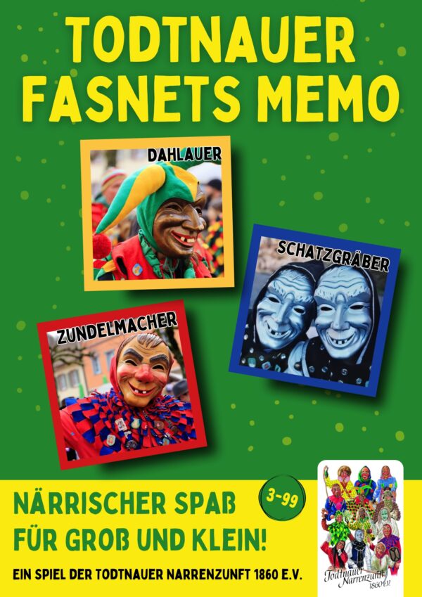 Voderseite Todtnauer Fasnets-Memo